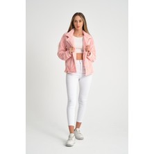 Cool Hill Pudra Düğmeli Kadın Peluş Ceket