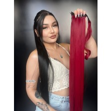 Peruk Market Cırtcırtlı Düz At Kuyruğu - Kızıl