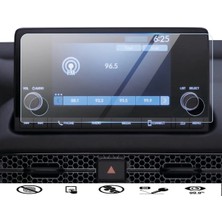 Dkm Honda Civic Fe 7 Inc Multimedya Ekran Koruyucu Kırılmaz Şeffaf Temperli Nano Cam