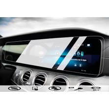 Dkm Mercedes E Serisi W213 Uyumlu 12.3 Inc Multimedya Ekran Koruyucu Kırılmaz Şeffaf Temperli Nano Cam
