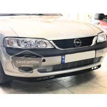 ŞüsCarOto Aksesuar Opel Vectra B 1995-2002 Uyumlu Üniversal Laguna Lip Esnek Ön Lip 2 Parça Tampon Altı Dil Karlık Ön Ek