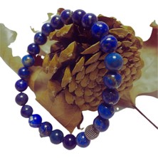 Ayre Style Ayrestyle Lapis Lazuli Doğal Taş 19 cm 8 mm Mavi Burç Esnek Bileklik