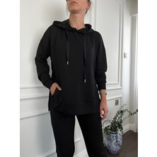 Büşce  Üst Siyah Sweat