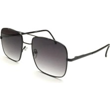 Macerati Unisex Siyah Pilot Güneş Gözlüğü