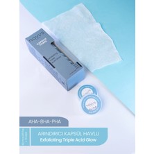 Novus Exclusive Aha Bha Pha Exfoliating Triple Acid Glow Arındırıcı-Gözenek Sıkılaştırıcı Yüz Tem. Mendili 10 Ad