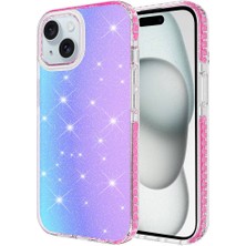Cupcase Apple iPhone 15 Kılıf Parlak Renk Geçişli  Velle Kapak