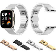 Cupcase Xiaomi Redmi Watch 3 Metal Kordon Dönüştürücü