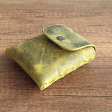 Sumerian Wallet Deri Sigara Kılıfı Limon Yeşili Model 2