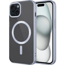 Cupcase Apple iPhone 15 Kılıf Mat Tasarımlı Magsafe Wireless Şarj Özellikli  Mat Setro Kapak