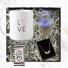 Regalo Hediye Kutusu Işıklı Melek Küre Melek Kolye 31