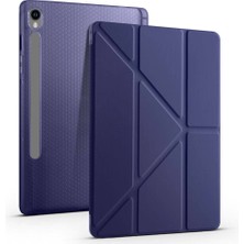 Cupcase Galaxy Tab S9 Kılıf  Tri Folding Kalem Bölmeli Standlı Kılıf