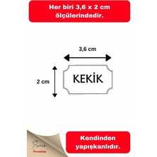 Svein 143 Adet Baharat Bakliyat Kuruyemiş Kavanoz Sticker Etiketi Seti Kendinden Yapışkanlı 3 6 x 2 cm