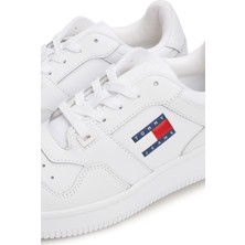 Tommy Hilfiger Tjw Retro Basket Ess Beyaz Kadın Sneaker