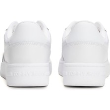 Tommy Hilfiger Tjw Retro Basket Ess Beyaz Kadın Sneaker