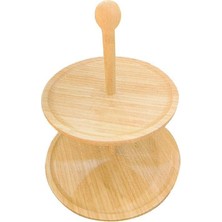 altabi Bambu 2 Katlı Sunumluk Ayaklı