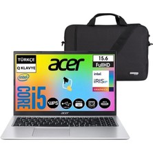 Acer Aspire 3 A315-58 Intel Core I5-1135G7 8gb 512GB SSD Freedos 15,6" Intel Iris Xe Graphics IPS Fhd Taşınabilir Bilgisayar+Snertech Çanta