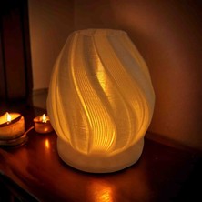 3D Dönüşüm Atölyesi Dekoratif LED Lamba M110 - Titrek Mum LED - Pilli & Usb-C Girişli - Geri Dönüşüm Pet