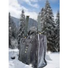 Çakıl Collection Kadın Peluş Totebag Büyük Boy Peluş El/kol/omuz Çantası