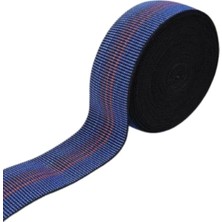 Foresta Home 5cm Gipeli Mavi 3 Çizgili Farklı Uzunluklarda Elastik Kolon Döşeme Malzemesi - 5 Metre