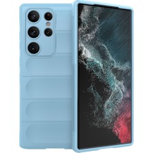 FitCase Samsung Galaxy S22 Ultra Kılıf Optimum Lens Çerçeveli Silikon Kapak