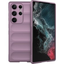 FitCase Samsung Galaxy S22 Ultra Kılıf Optimum Lens Çerçeveli Silikon Kapak