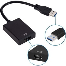 Zrh USB 3.0 To HDMI Çevirici Dönüştürücü Kablo Adaptör