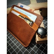 FH Leather Goods Deri Kartlık Cüzdan (Ölçüler 12CMX8,2CMX1,5CM) (Kişiye Özel Isim,yazı)