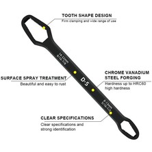 Futax Universal Anahtarı Çift kafalı  Çok Fonksiyonlu 6-22mm (5690)