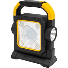 Sepetin Burada Powermaster HC-7078-C 3 Çalışma Modlu Cob Ledli Solar Taşınabilir Şarjlı Solar Lamba