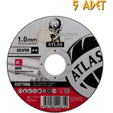 Atlas A60V-BF41 Inox Daire Testere Kesme Taşı 1 x 115 Mm. - 5 Adet