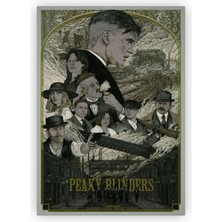 Zinbooz Peaky Blinders Ahşap Poster 20x29 cm