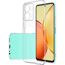 Caseart Vivo Y36 Kapak Kamera Korumalı Süper Silikon Şeffaf Kılıf