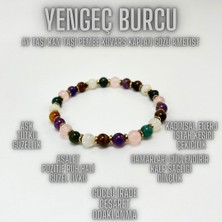 Yıldız Doğal Taş Yengeç Burcu Doğal Taş Bileklik 6mm