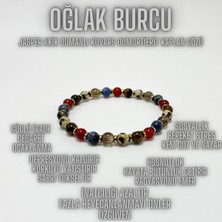 Yıldız Doğal Taş Oğlak Burcu Doğal Taş Bileklik 6mm