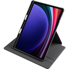 Voyo Galaxy Tab S9 Kılıf Kalem Bölmeli Dönebilen Standlı Kılıf