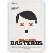 Zinbooz Inglourious Basterds Ahşap Poster 20x29 cm