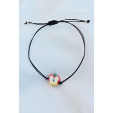 Niki Aksesuar Renkli Kabuklu Elma Bileklik