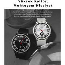 Seyu Watch Watch Classic 6 Akıllı Saat Iphone ve Android Tüm Telefonlara Uyumlu