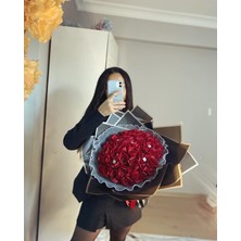 Zb Flowers 41 Adet Gül ,isteme Çiçeği,söz Çiçeği,sevgiliye Hediye,doğum Günü,yapay Çiçek