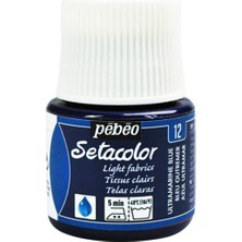Pebeo Light Fabric  Kumaş Boyası 12 Ultramarıne Blue 45 ml