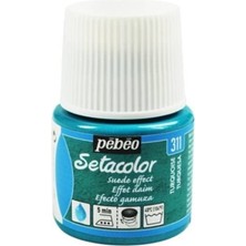 Pebeo Suede Effect (Süet Etkisi) Kumaş Boyası 311 Turquoıse 45 ml
