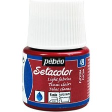 Pebeo Light Fabric (Transparan) Kumaş Boyası 49 Fuchsıa 45 ml