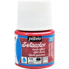 Pebeo Suede Effect (Süet Etkisi) Kumaş Boyası 305 Powder Pınk 45 ml