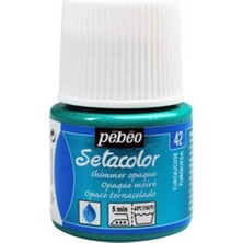 Pebeo Setacolor Opak Kumaş Boyası 45ML 42 Shimmer Turquoise