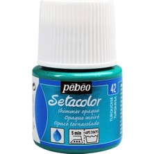 Pebeo Setacolor Opak Kumaş Boyası 45ML 42 Shimmer Turquoise