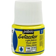 Pebeo Light Fabric Kumaş Boyası 17 Lemon Yellow 45 ml