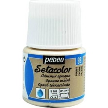 Pebeo Setacolor Shimmer (Pırıltılı) Opak Kumaş Boyası 98 Ivory 45 ml