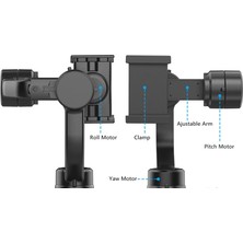 Ucuzcu Market Cep Telefon Için F8 3-Axis Sabitleyici (Gimbal Stabilizer) 3 Eksenli Tripot