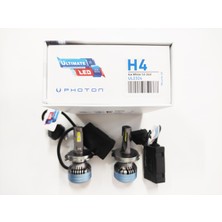 Replax Photon Ultimate H4 12V-24V LED Xenon Beyaz 5+Plus 9500 Lümen Headlight