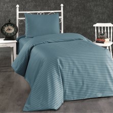 Alena Home Pamuklu Otel Serisi Çizgili Tek Kişilik Nevresim Takımı